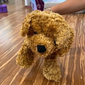 Brown dog plushie